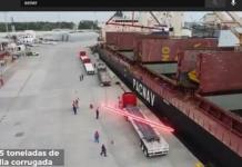 Secretaría de Energía descarga casi 20,000 toneladas de acero para refinería de Dos Bocas Secretaría de Energía descarga casi 20,000 toneladas de acero para refinería de Dos Bocas