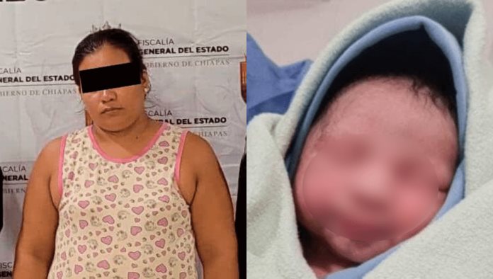 Detienen a mujer por robar a bebé de hospital del IMSS en Chiapas