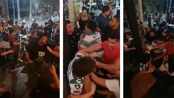 Batalla campal en bar de Coahuila, se vuelve viral