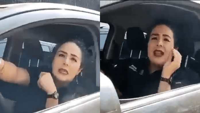 Lady FGR: Choca con triciclo y amenaza a conductor