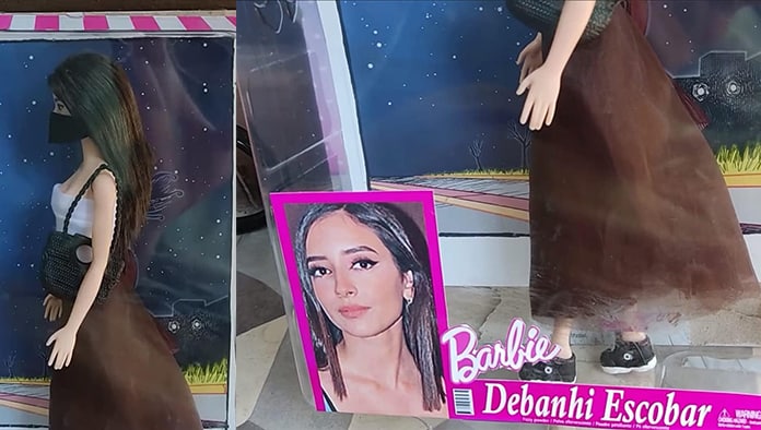 Hacen muñeca Barbie de Debanhi