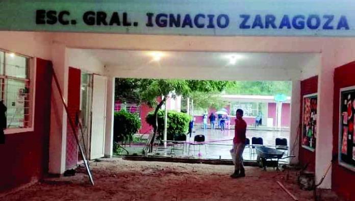 San Juan de Sabinas: Sin luz escuela Ignacio Zaragoza