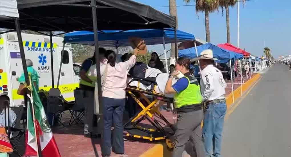 21 incidentes atendidos durante la Cabalgata Sabinas 2026