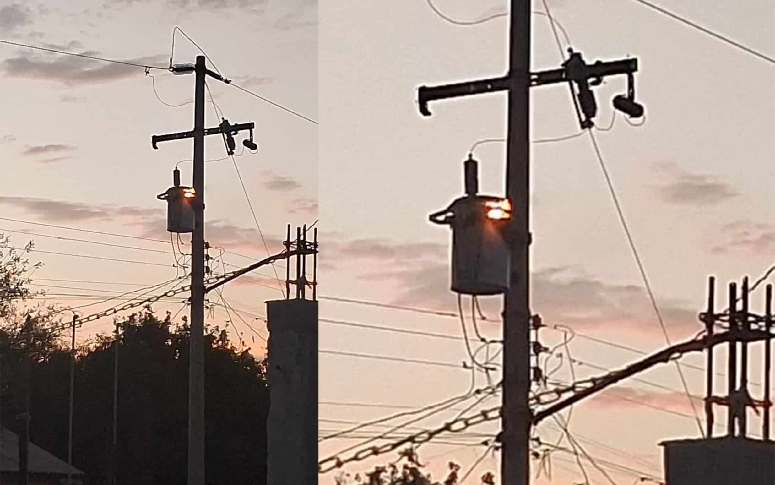 Transformador se quema en colonia El Encino; vecinos alertan por riesgo el&eacute;ctrico
