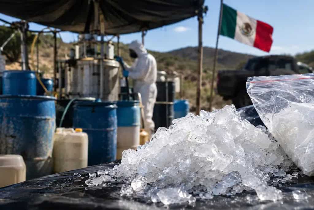 Auge del narcotr&aacute;fico en M&eacute;xico: metanfetamina en aumento