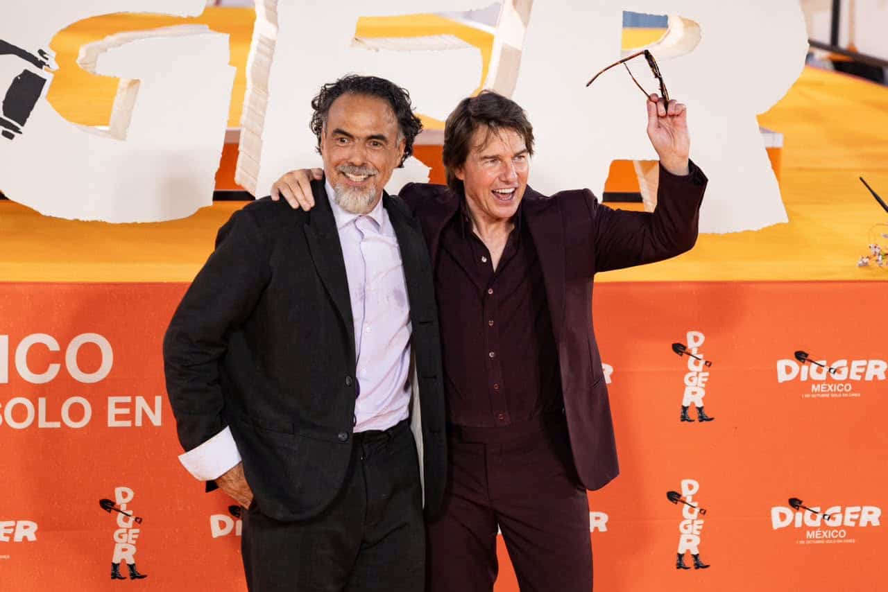 I&ntilde;&aacute;rritu y Tom Cruise presentan "Digger" en M&eacute;xico ante una multitud de fans