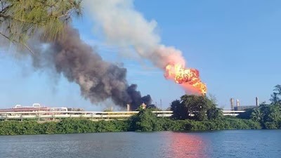 Pemex controla conato de incendio en Dos Bocas, Tabasco