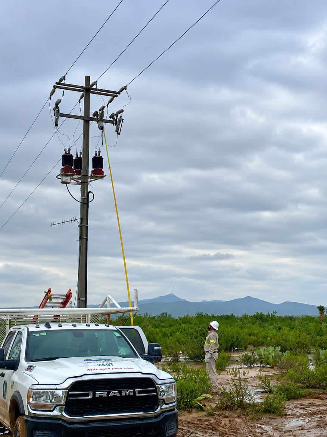 Tormentas afectan suministro de agua en 39 colonias