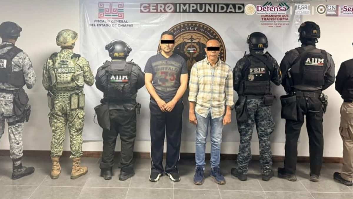 Operativo federal en Chiapas deja detenidos a alcalde y exalcalde de Suchiapa