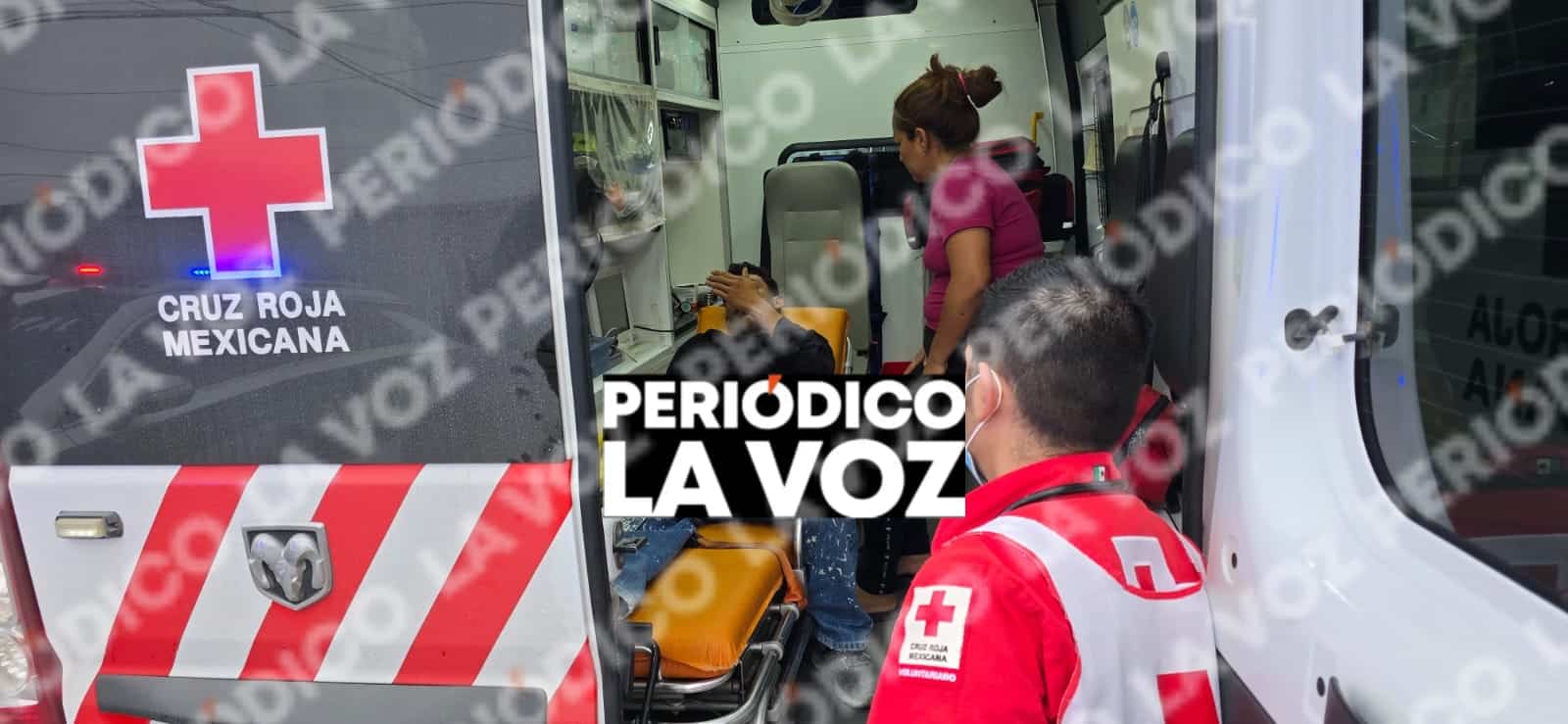Ignora alto y provoca choque que deja a joven en el hospital