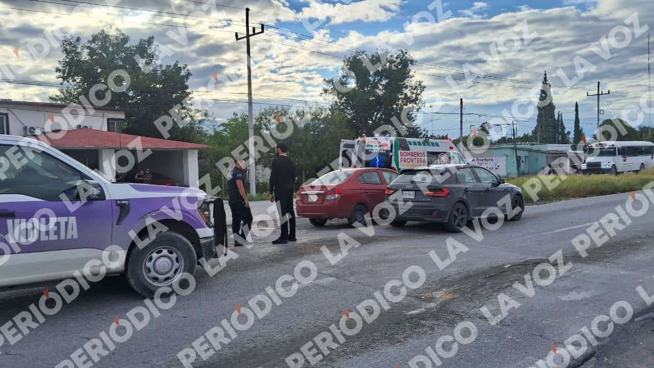 Choque en Frontera: conductora con crisis nerviosa tras accidente