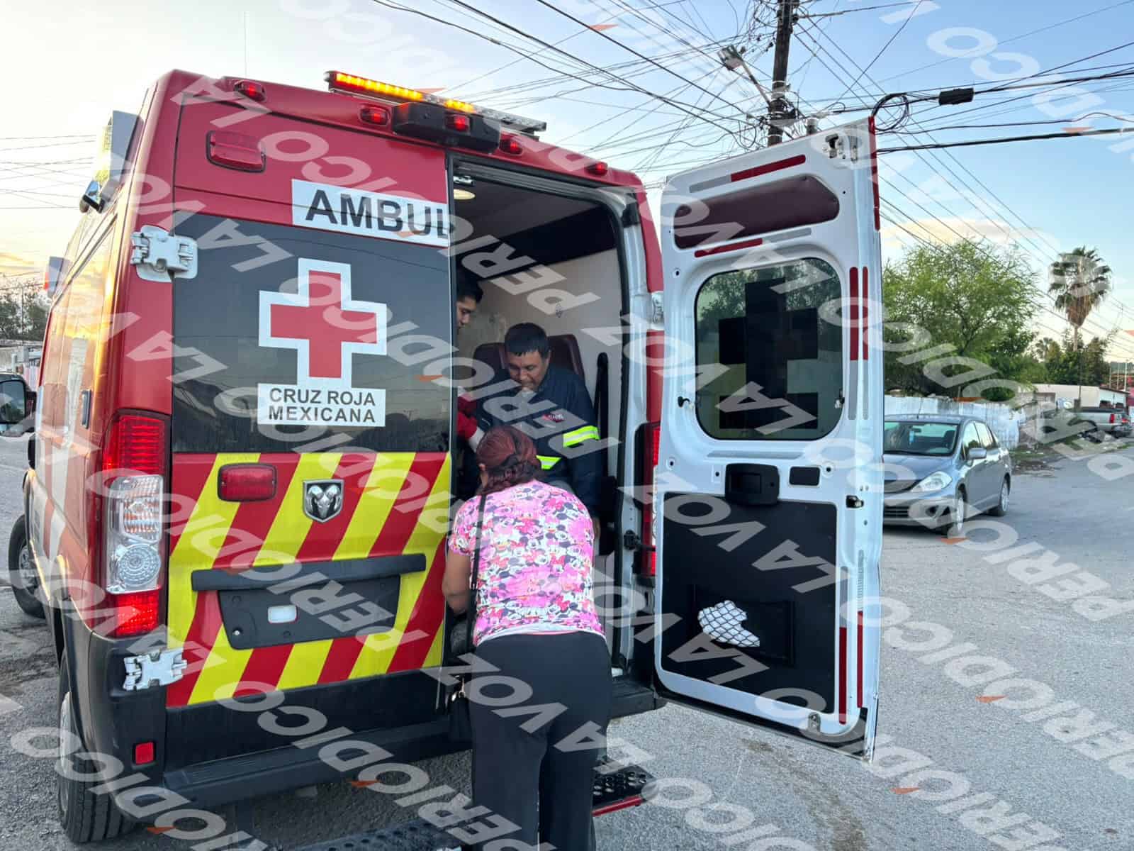 Motociclista hospitalizado tras accidente en Monclova