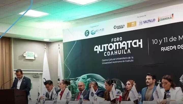Coahuila albergar&aacute; el Foro Automatch 2027 para la industria automotriz