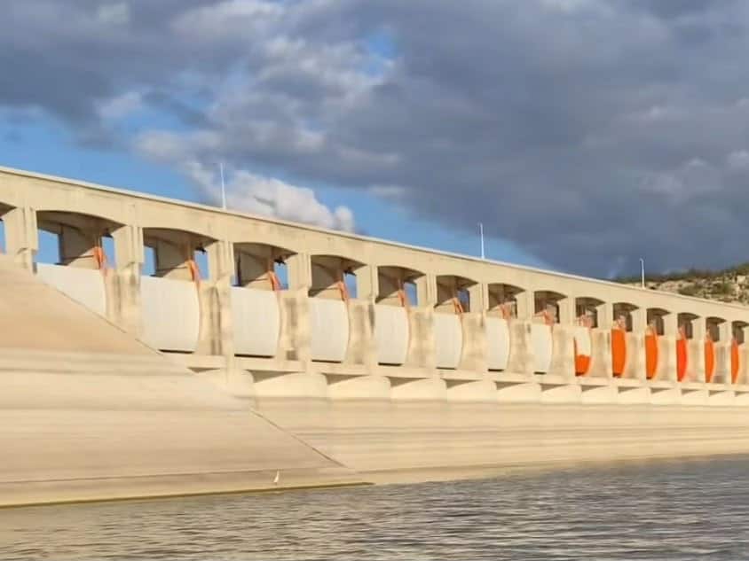 La presa Don Mart&iacute;n en nivel cr&iacute;tico