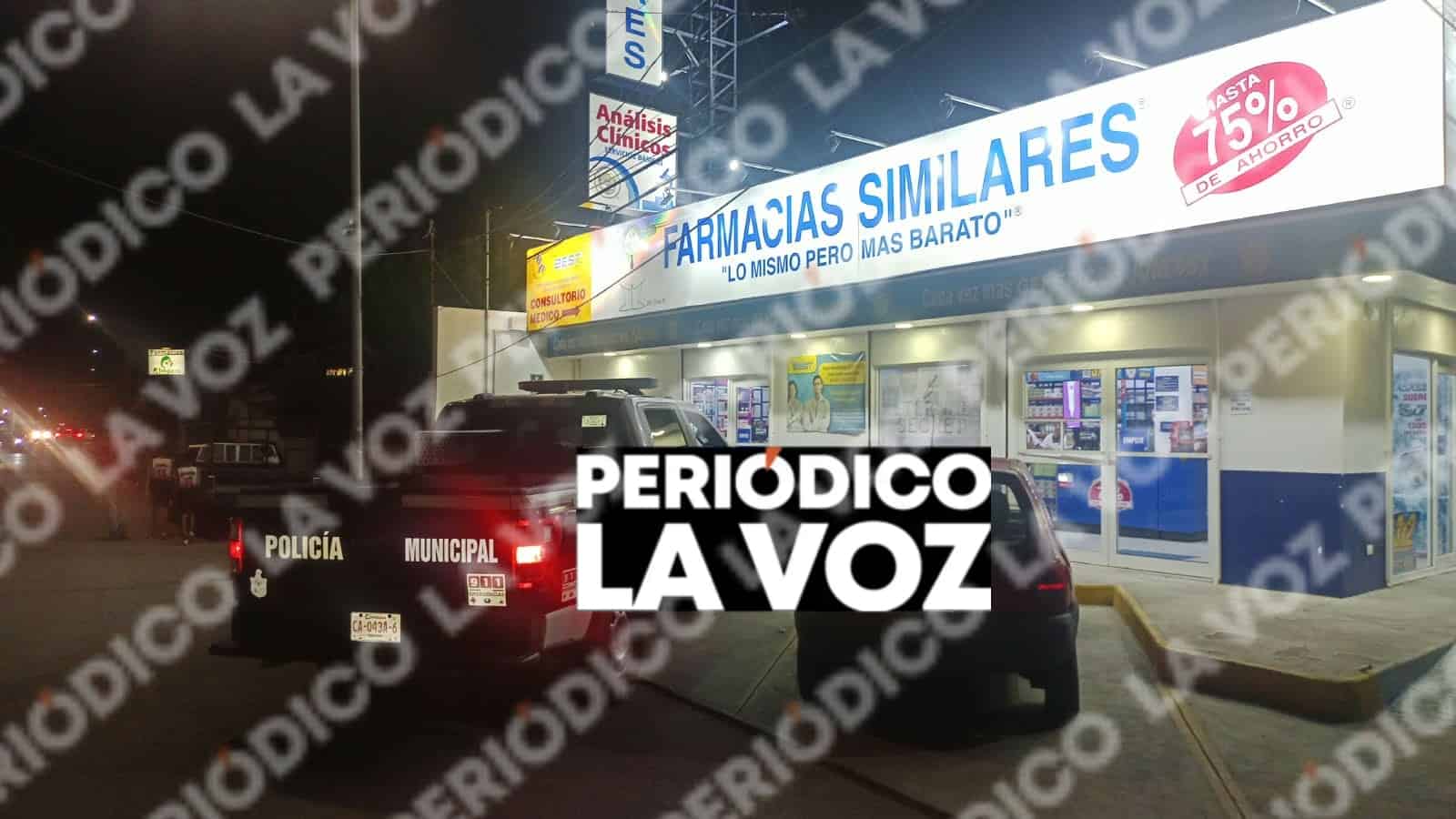 Asalta farmacia y huye con 400 pesos Asalta farmacia y huye con 400 pesos