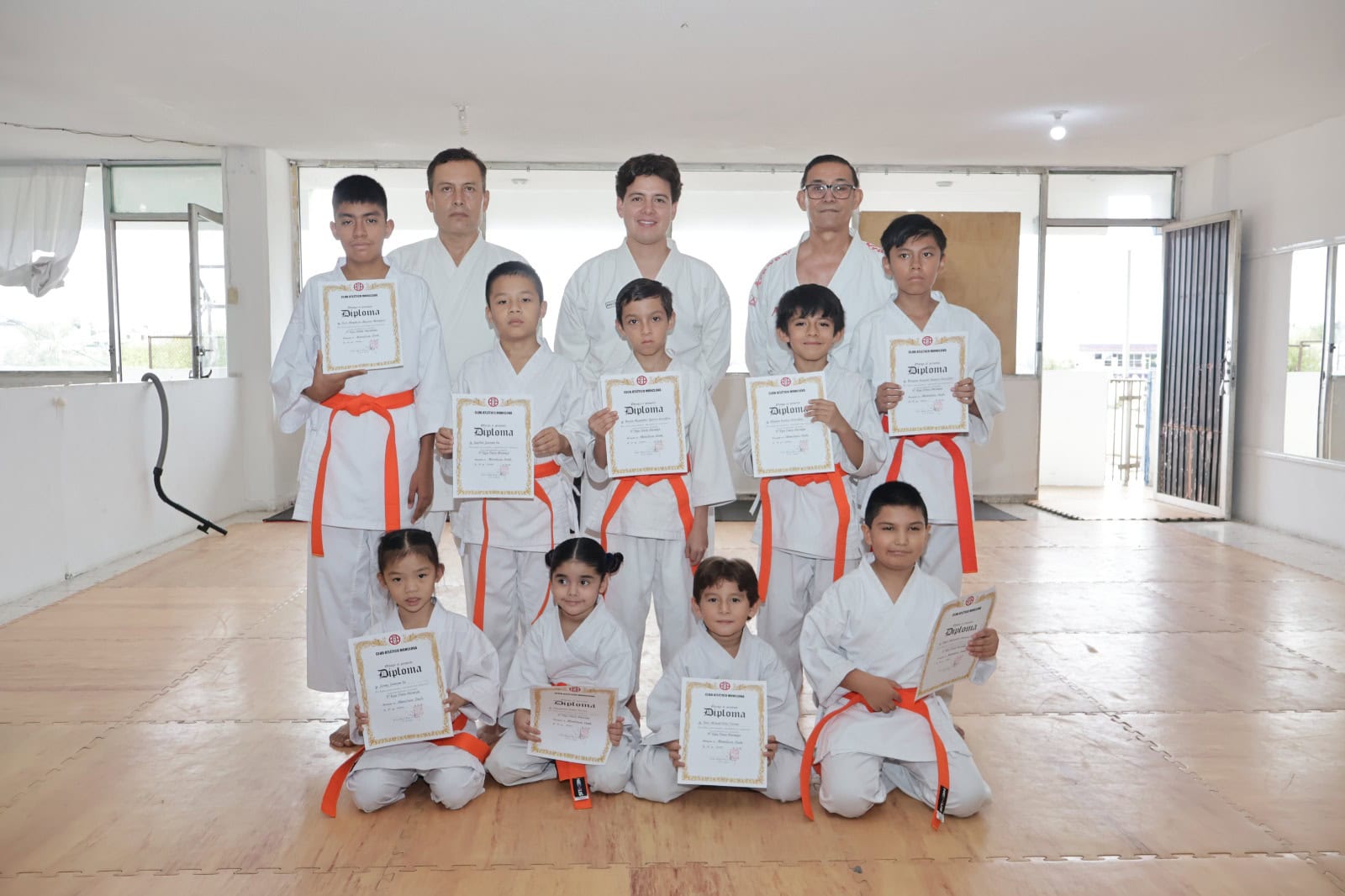 Alumnos del Club Atl&eacute;tico Monclova obtienen nuevos grados en karate do
