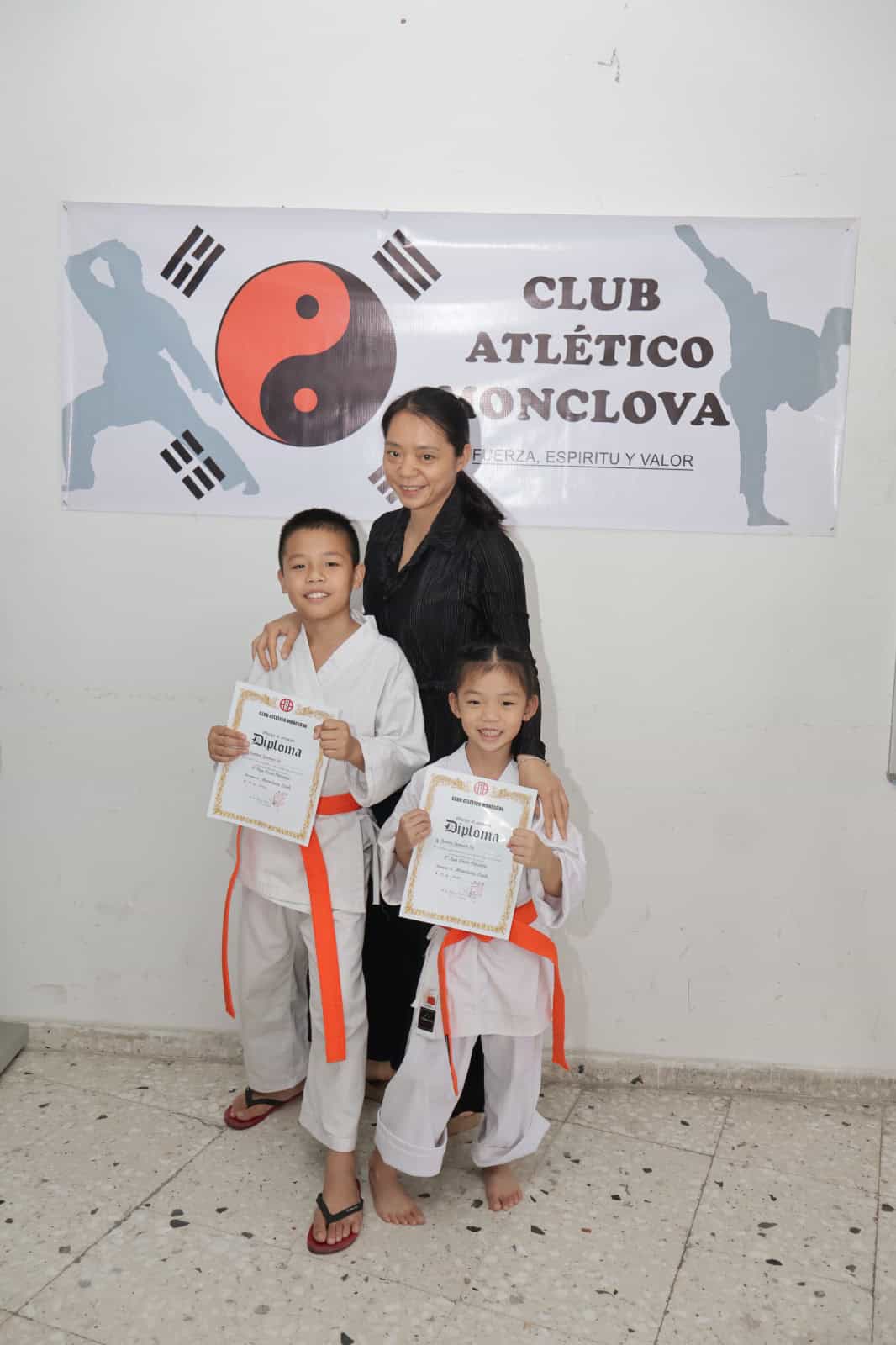 Alumnos del Club Atl&eacute;tico Monclova obtienen nuevos grados en karate do
