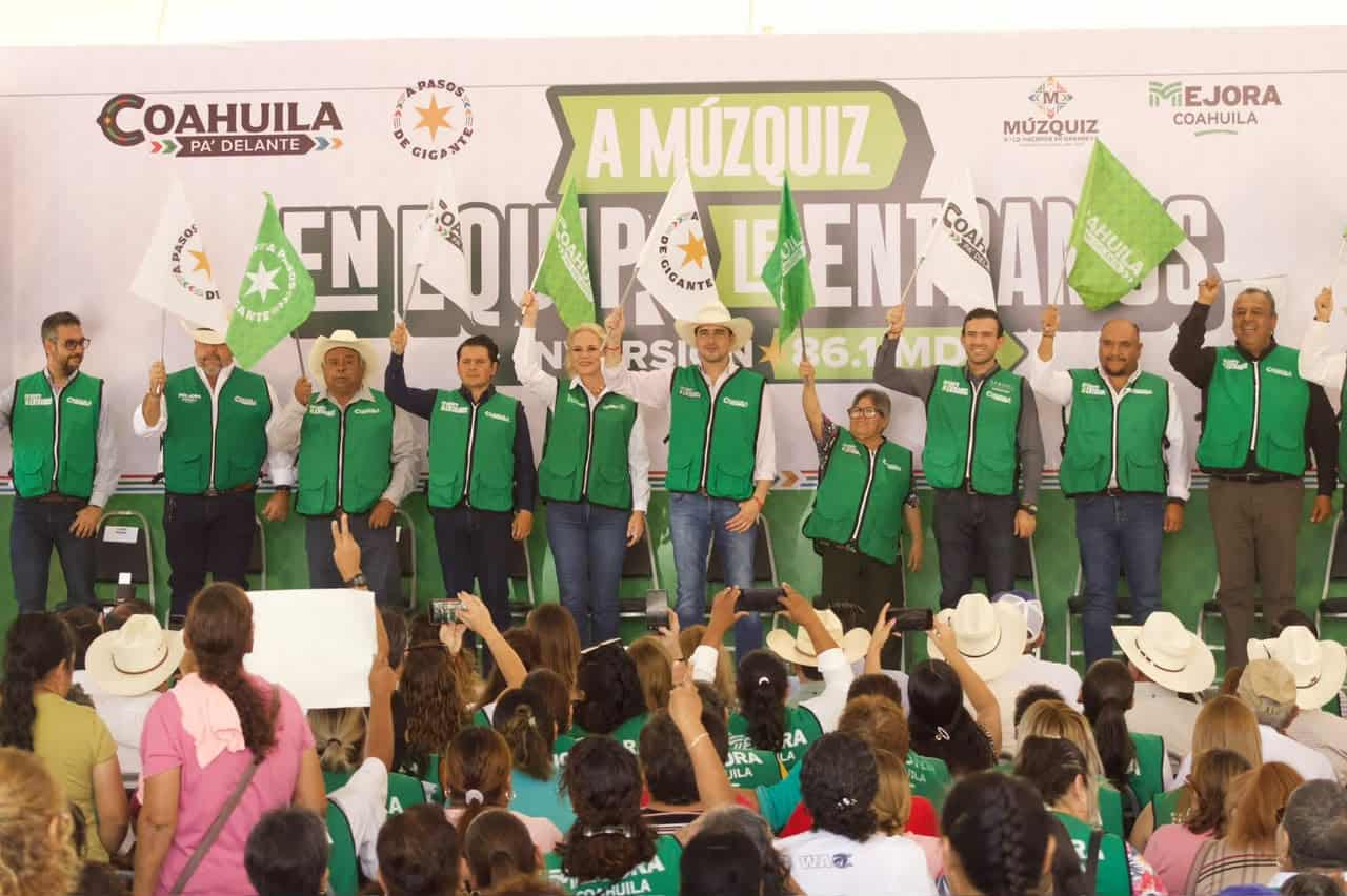 Múzquiz recibe inversiones con el programa A Múzquiz en Equipo
