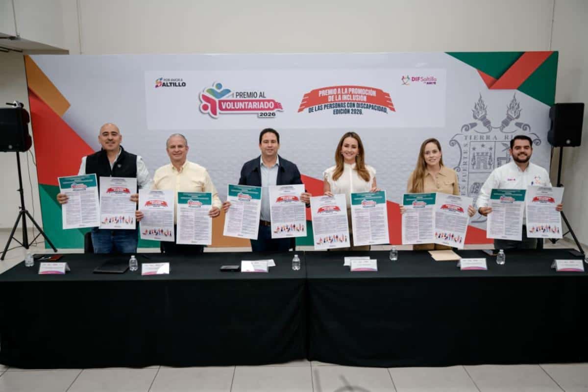Javier D&iacute;az lanza premios para la inclusi&oacute;n y el voluntariado en Saltillo