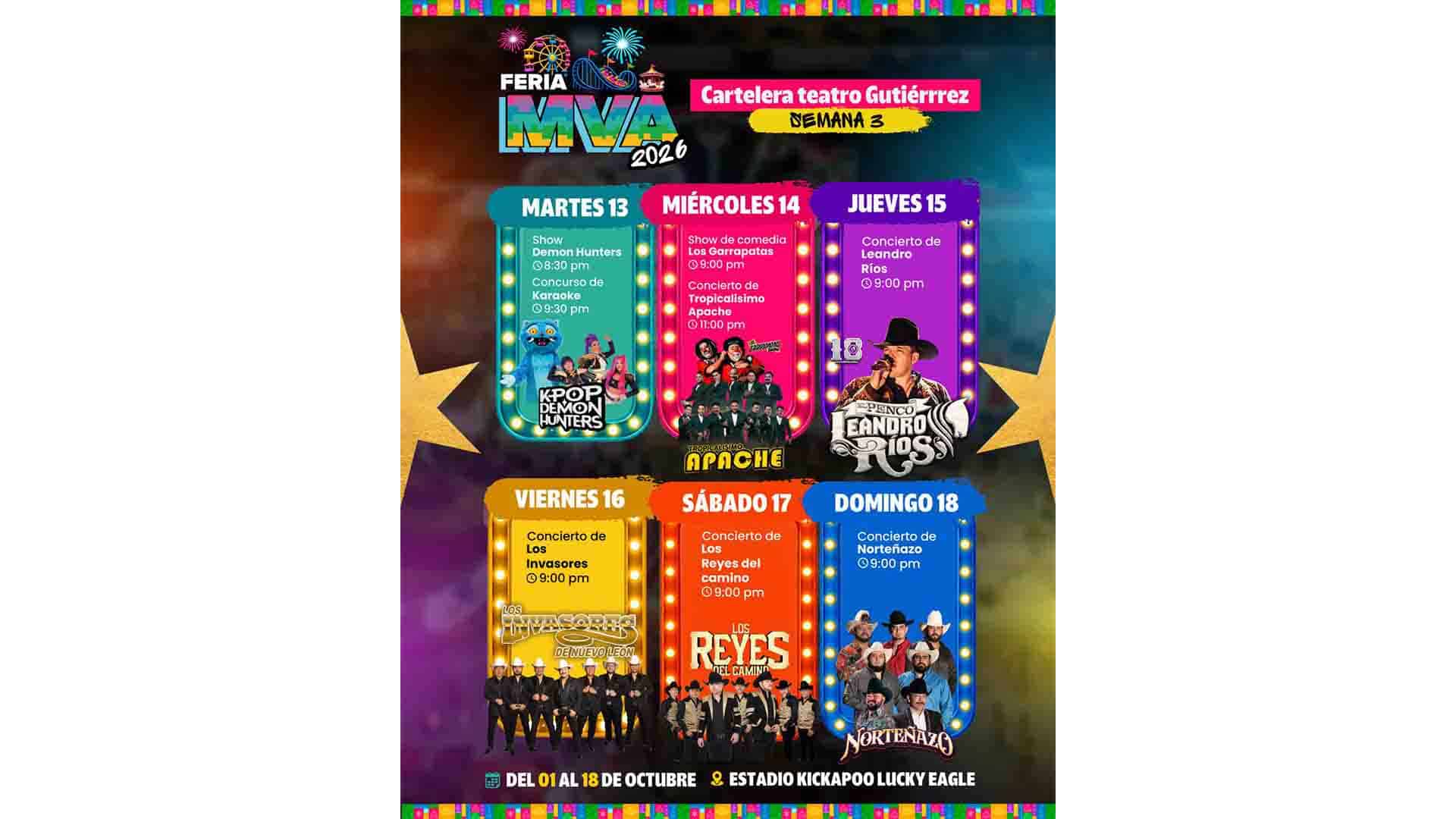 Carlos Villarreal invita a disfrutar la Feria Monclova 2026