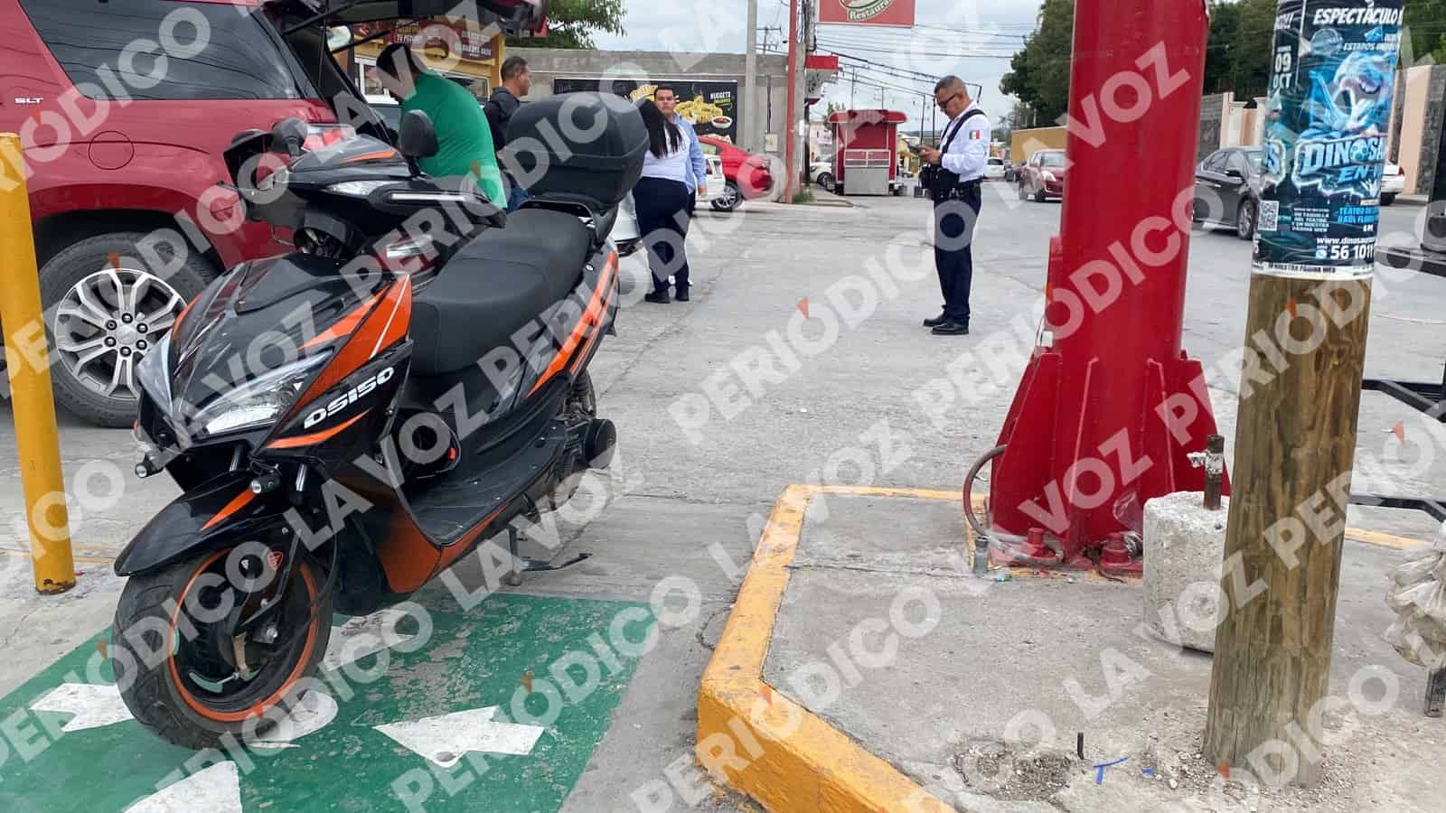 Motociclista resulta lesionado en Monclova