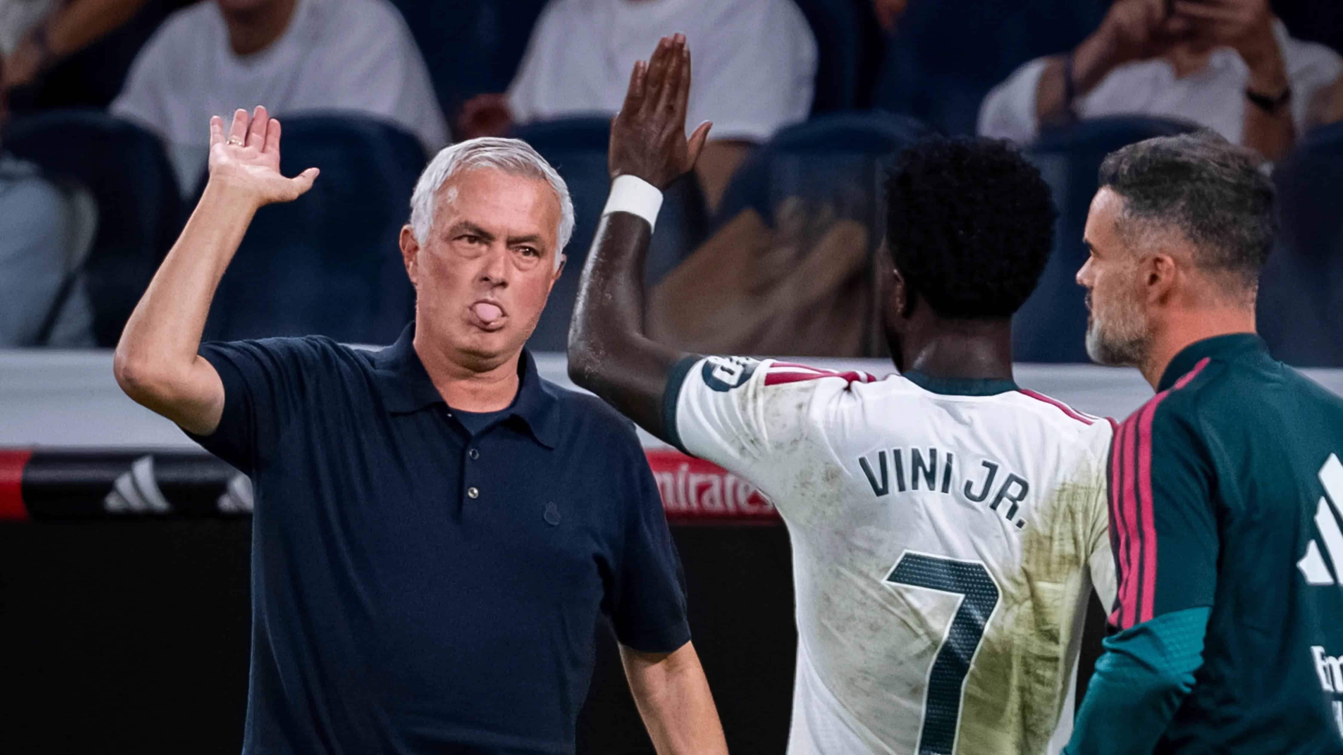 Mourinho en defensa de Vinicius: "Yo habr&iacute;a forzado una salida del Real Madrid"