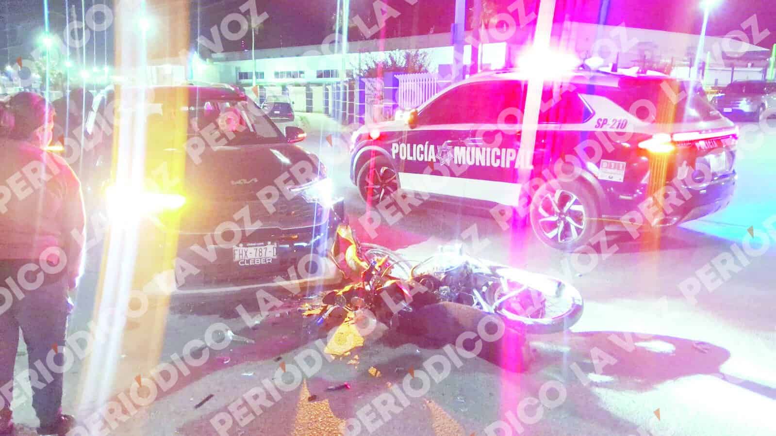 Motociclista resulta lesionado en Monclova Motociclista resulta lesionado en Monclova