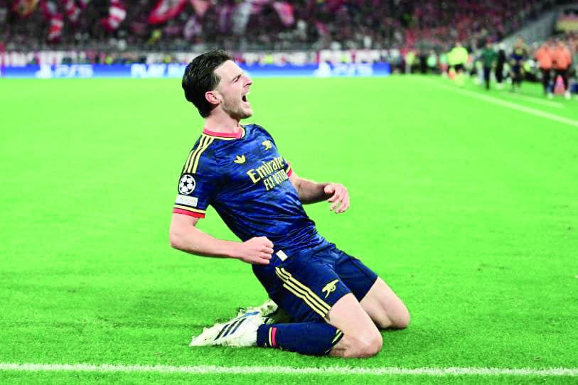 Arsenal empata 2-2 ante Bayern Múnich en Champions League