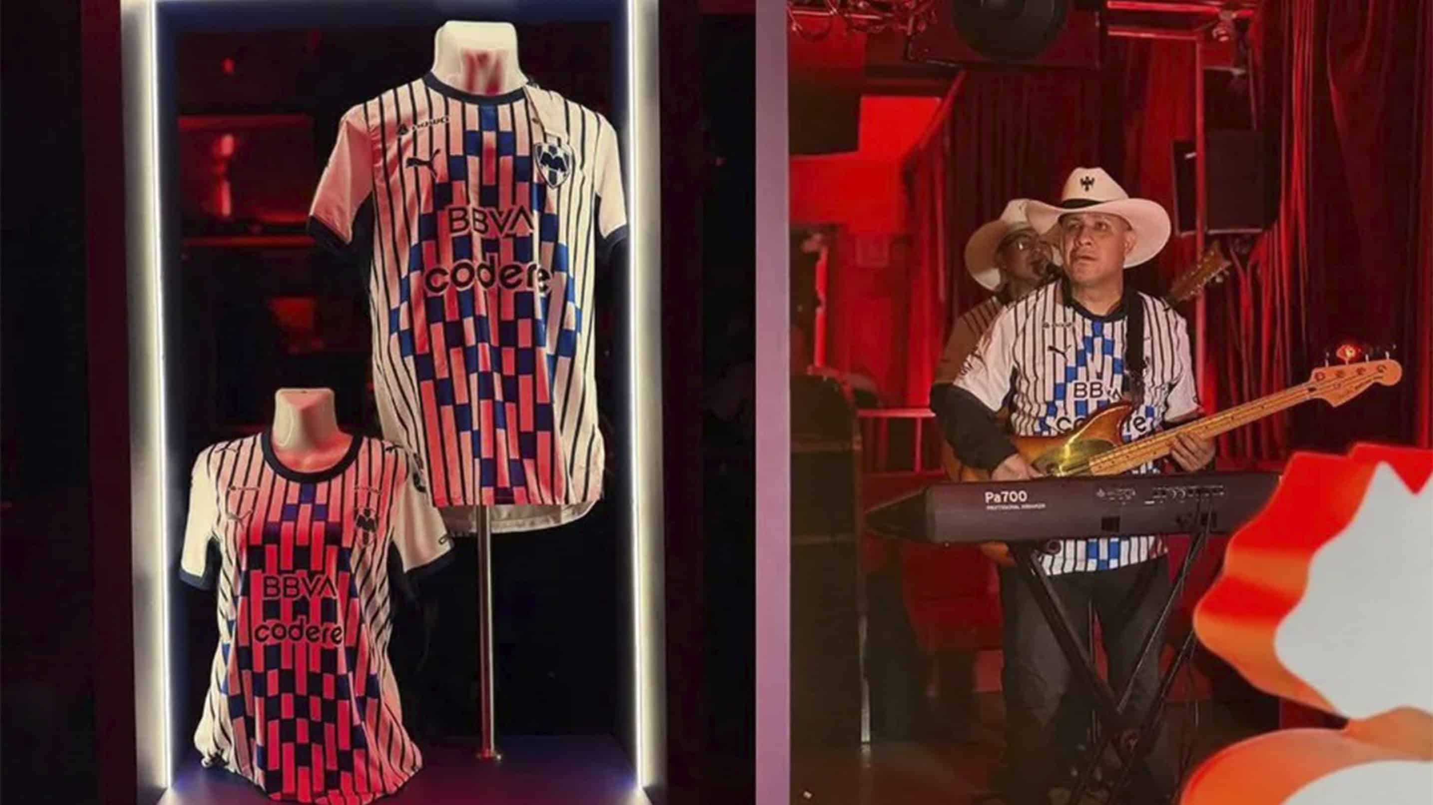 Rayados presenta su nuevo jersey alternativo inspirado en la m&uacute;sica de Nuevo Le&oacute;n