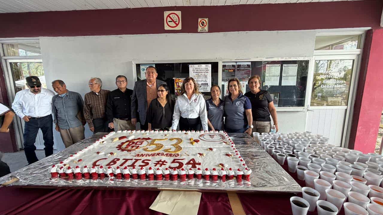 Cumple el CBTIS 54, 53 a&ntilde;os de formar j&oacute;venes