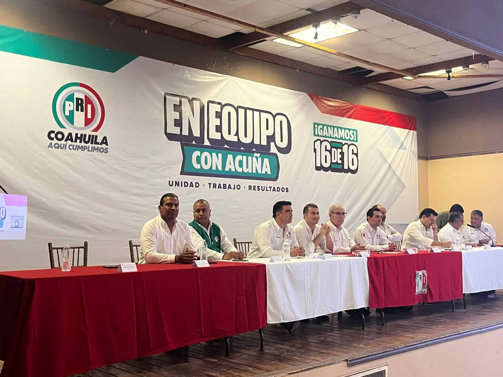 Reafirman priistas trabajo electoral