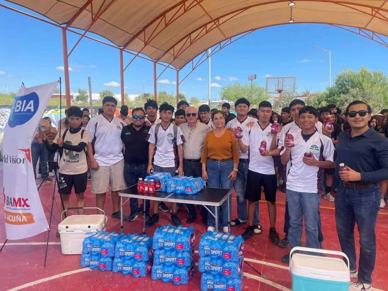 BIA dona bebidas energ&eacute;ticas para torneo regional