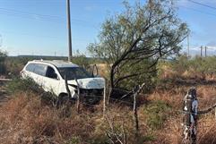 Camioneta de Jorge Antonio N se sale de la carretera en Palaú