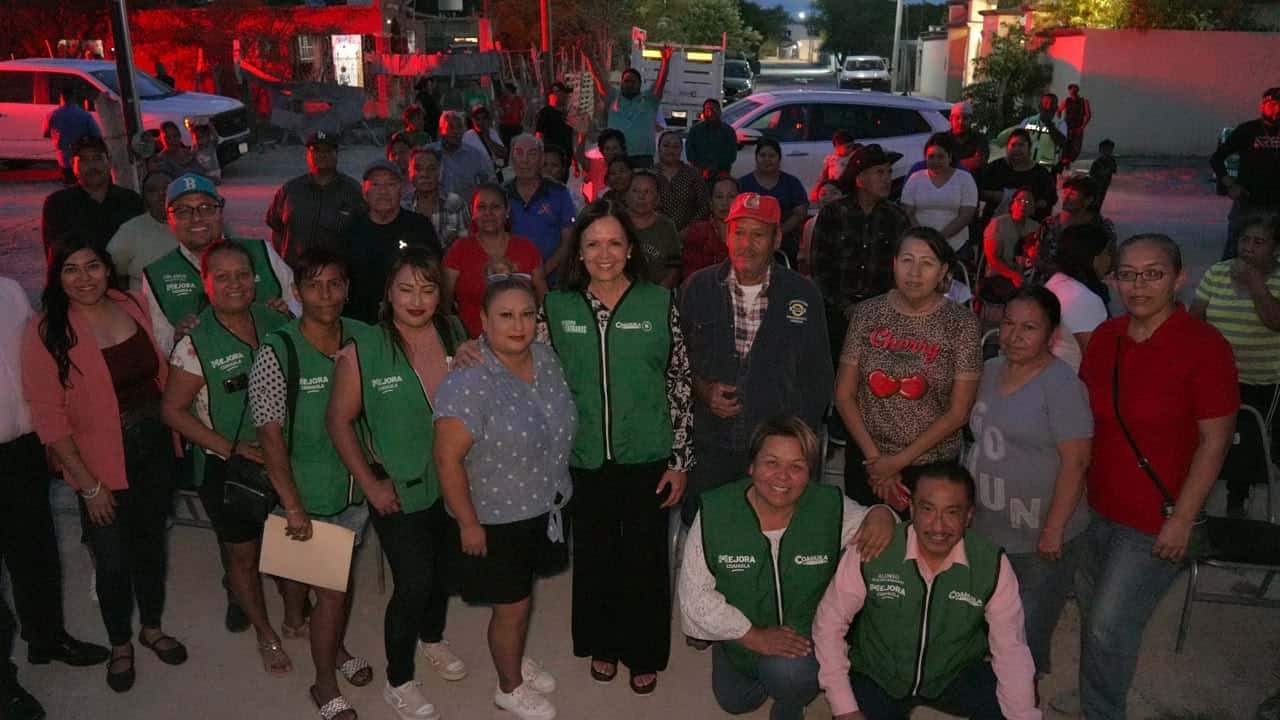 Sari P&eacute;rez arranca obra de electrificaci&oacute;n y alumbrado en la colonia Diana Laura