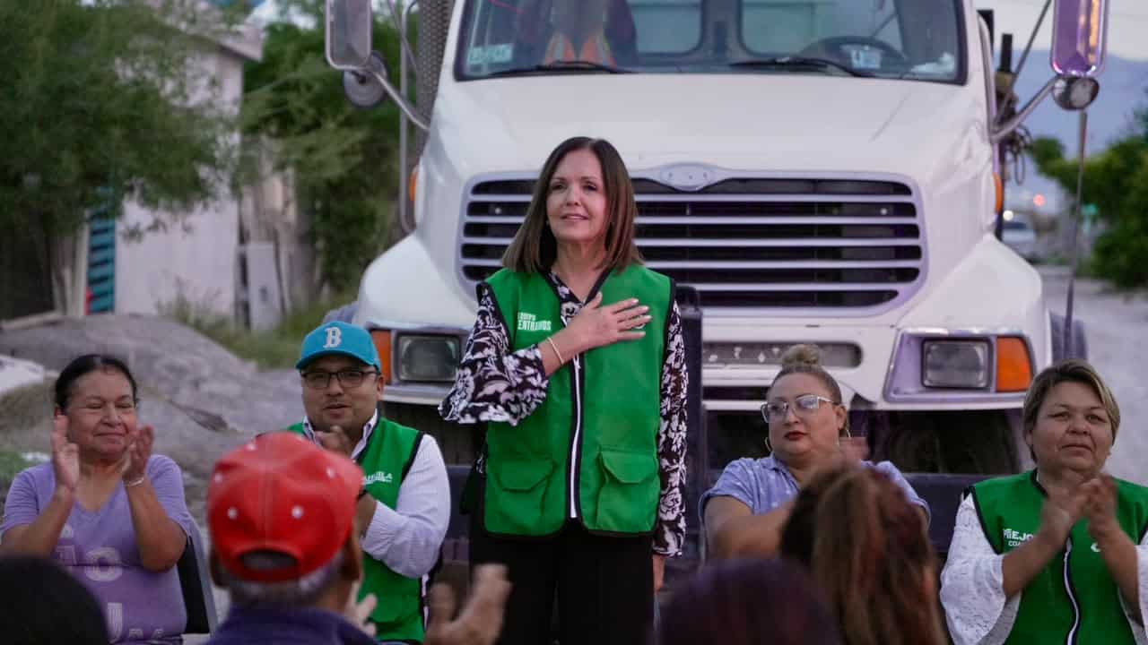 Sari P&eacute;rez arranca obra de electrificaci&oacute;n y alumbrado en la colonia Diana Laura