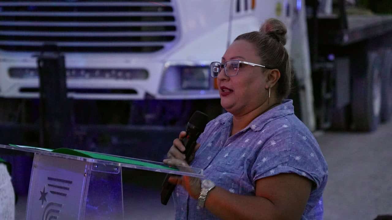 Sari P&eacute;rez arranca obra de electrificaci&oacute;n y alumbrado en la colonia Diana Laura