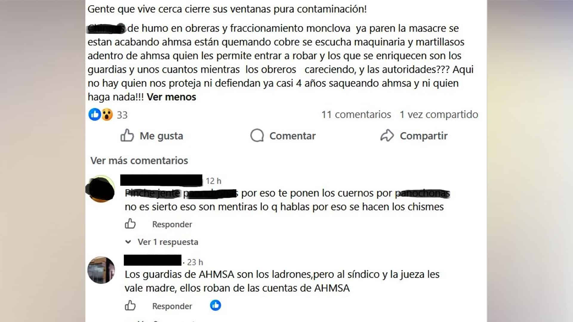 Sigue saqueo en AHMSA  alertan en redes sociales