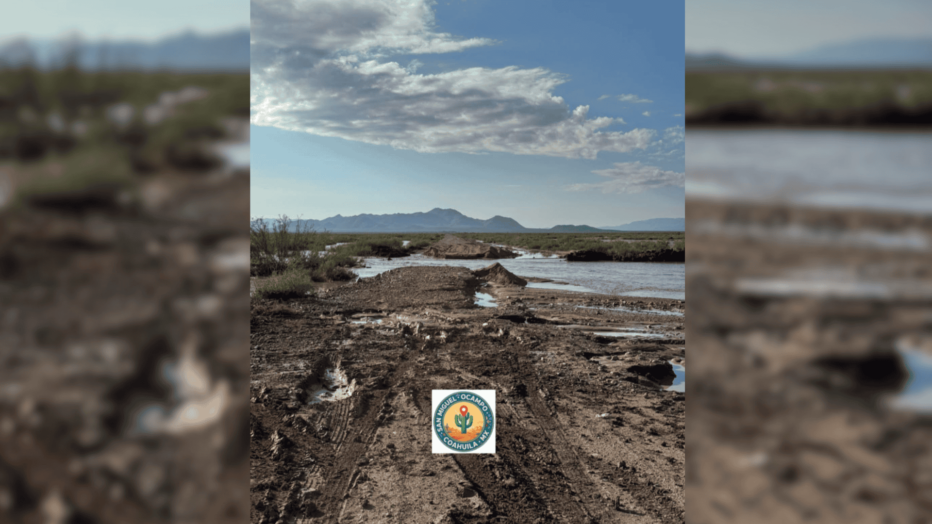 Daños en carretera Sierra Mojada-Hércules complican traslado de servicios esenciales