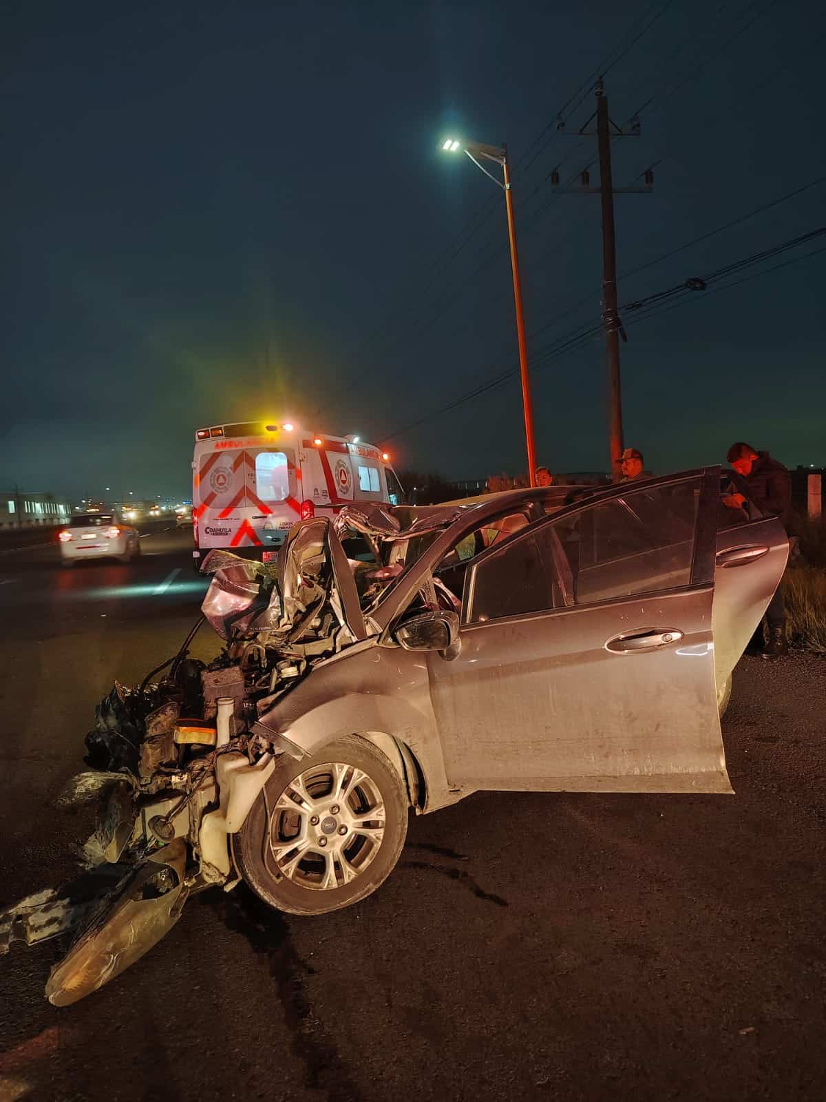 Joven herido tras choque de transporte personal en Ramos Arizpe Joven herido tras choque de transporte personal en Ramos Arizpe