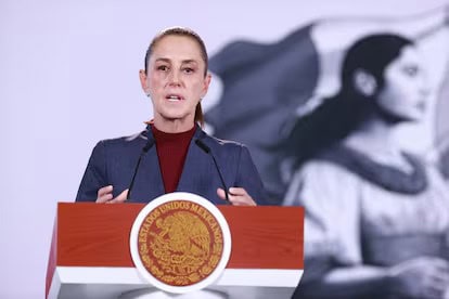 Transportistas protestan en M&eacute;xico: Sheinbaum cuestiona su representatividad