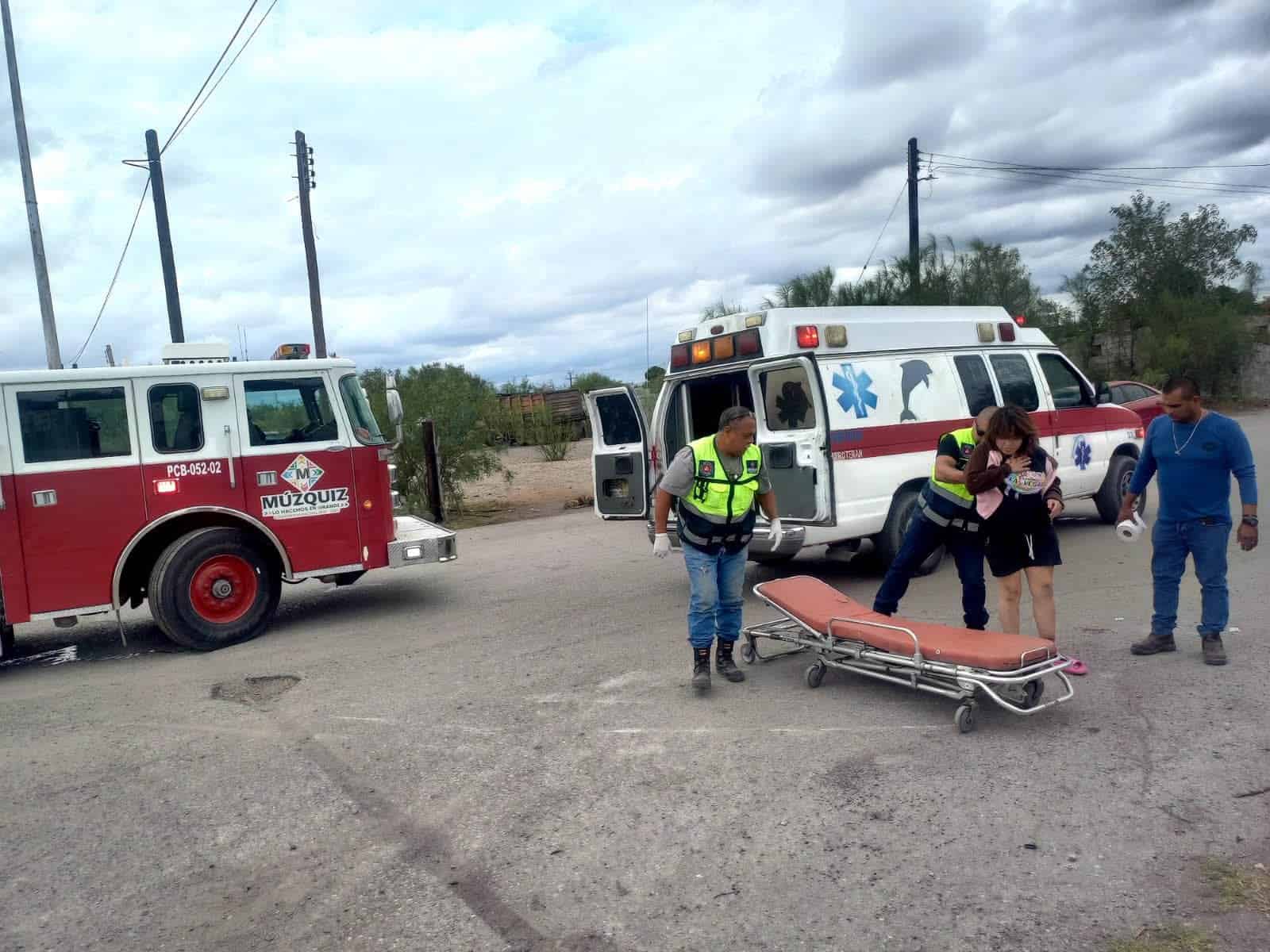 Motociclista cae en carretera El Sauz-Pala&uacute;