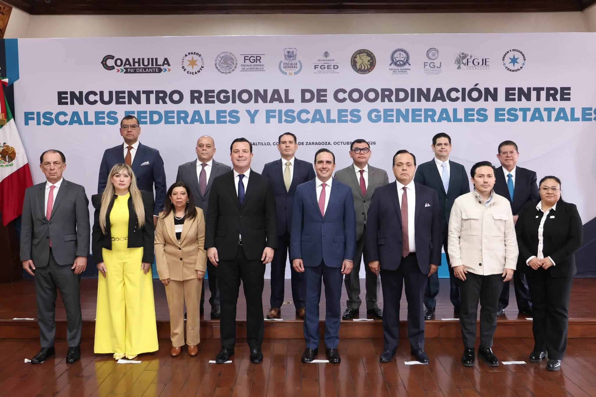 Manolo Jim&eacute;nez encabeza encuentro de fiscal&iacute;as en Coahuila