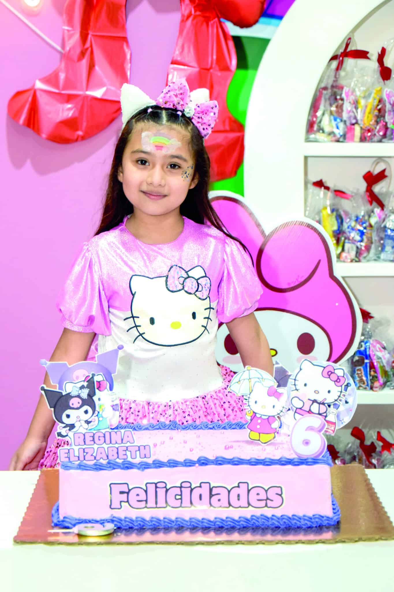 Familia festeja a Regina Mart&iacute;nez en su cumplea&ntilde;os n&uacute;mero seis