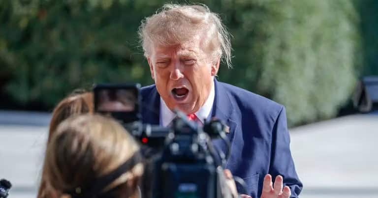 Trump descalifica a periodista tras cancelar evento en Kansas